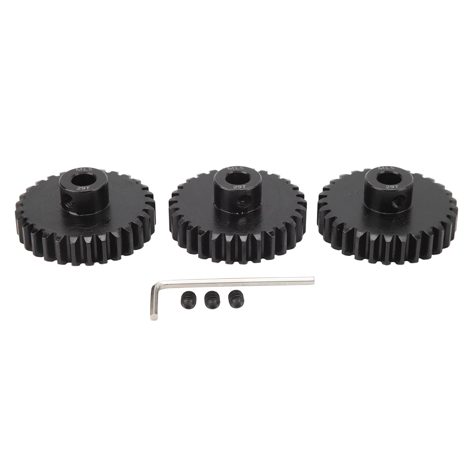 Pinion Gear Steel Black M Pinion Mm Reduce Noise Motor Gear Set For