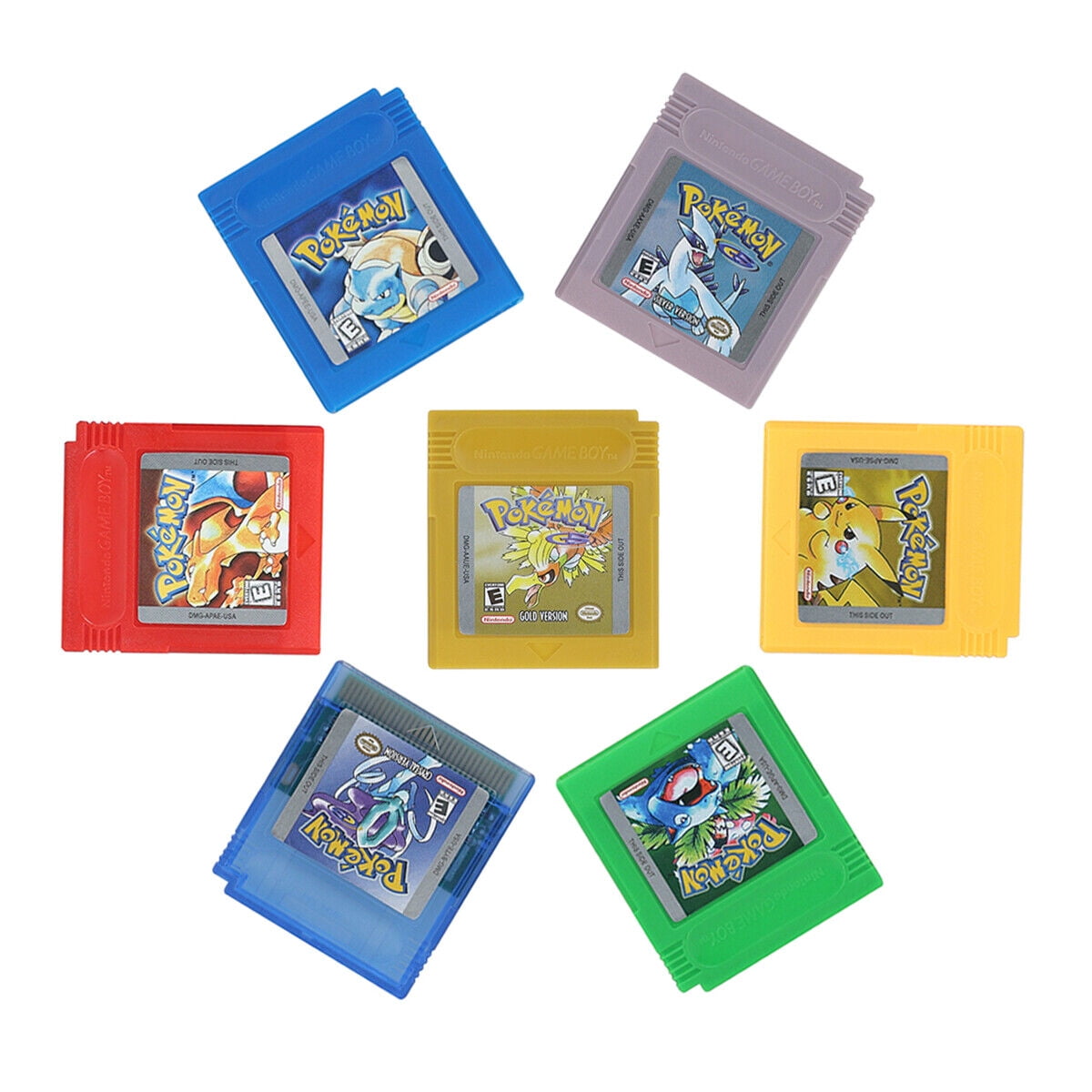 Pokemon Gold Silver Crystal Red Yellow Blue Green Version Walmart