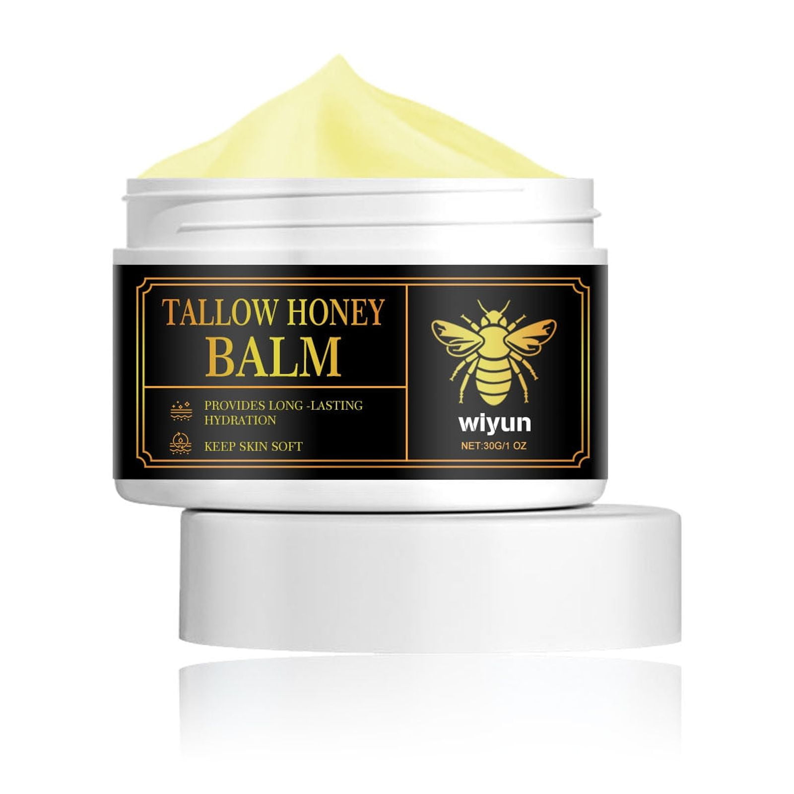 Potrochi Skin Balm Organic Grass Fed Beef Tallow Balm With Raw Honey