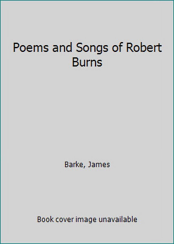 Pre Owned Poems And Songs Of Robert Burns Hardcover 0004202244