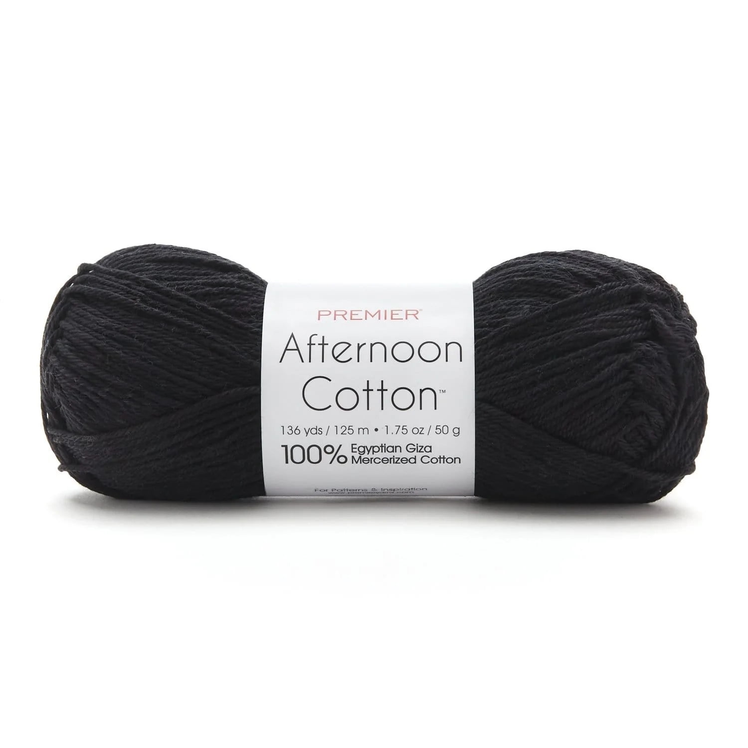 Premier Afternoon Cotton Yarn Black Walmart