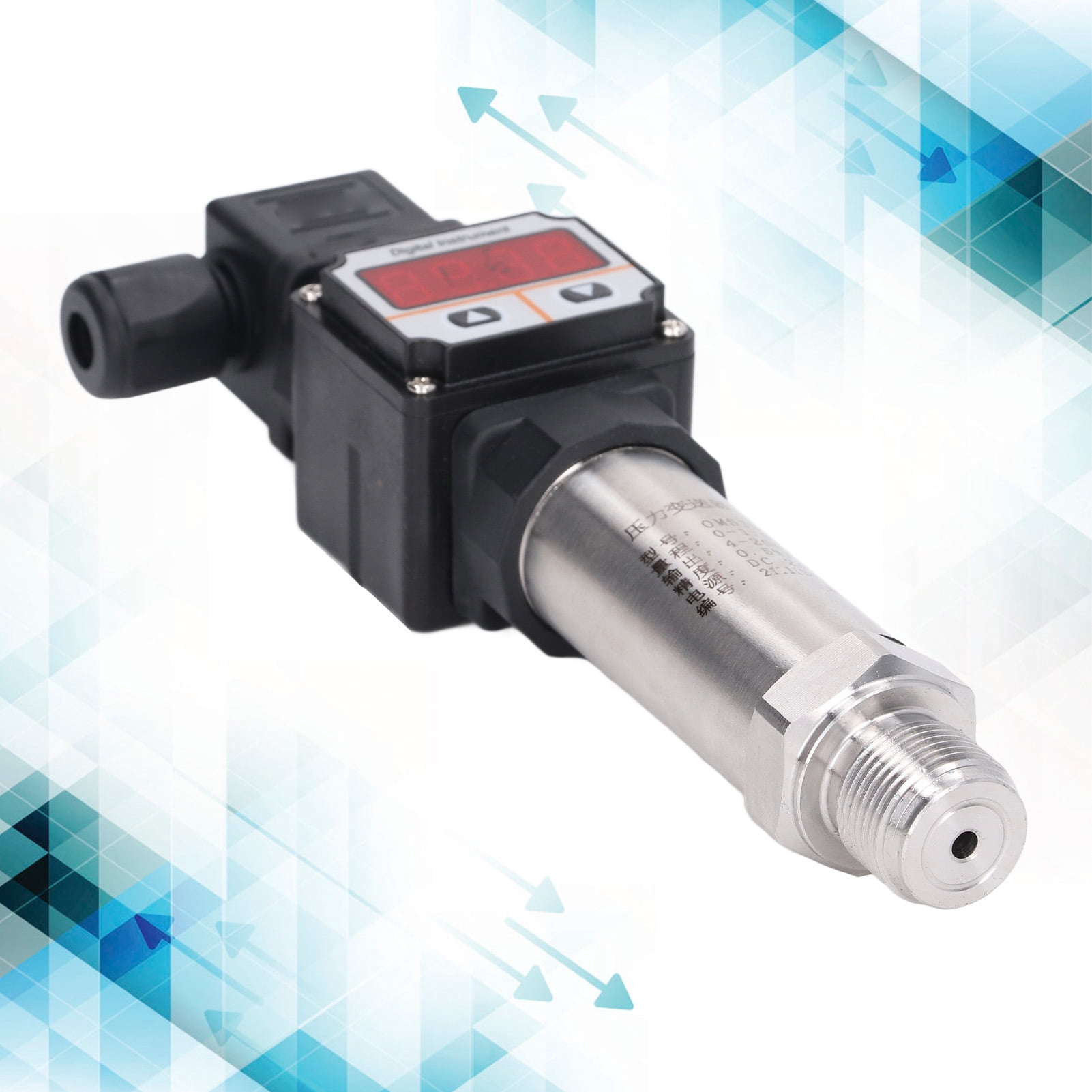 Pressure Sensor With Digital LED Display Pressure Transmitter 0 1 6Mpa