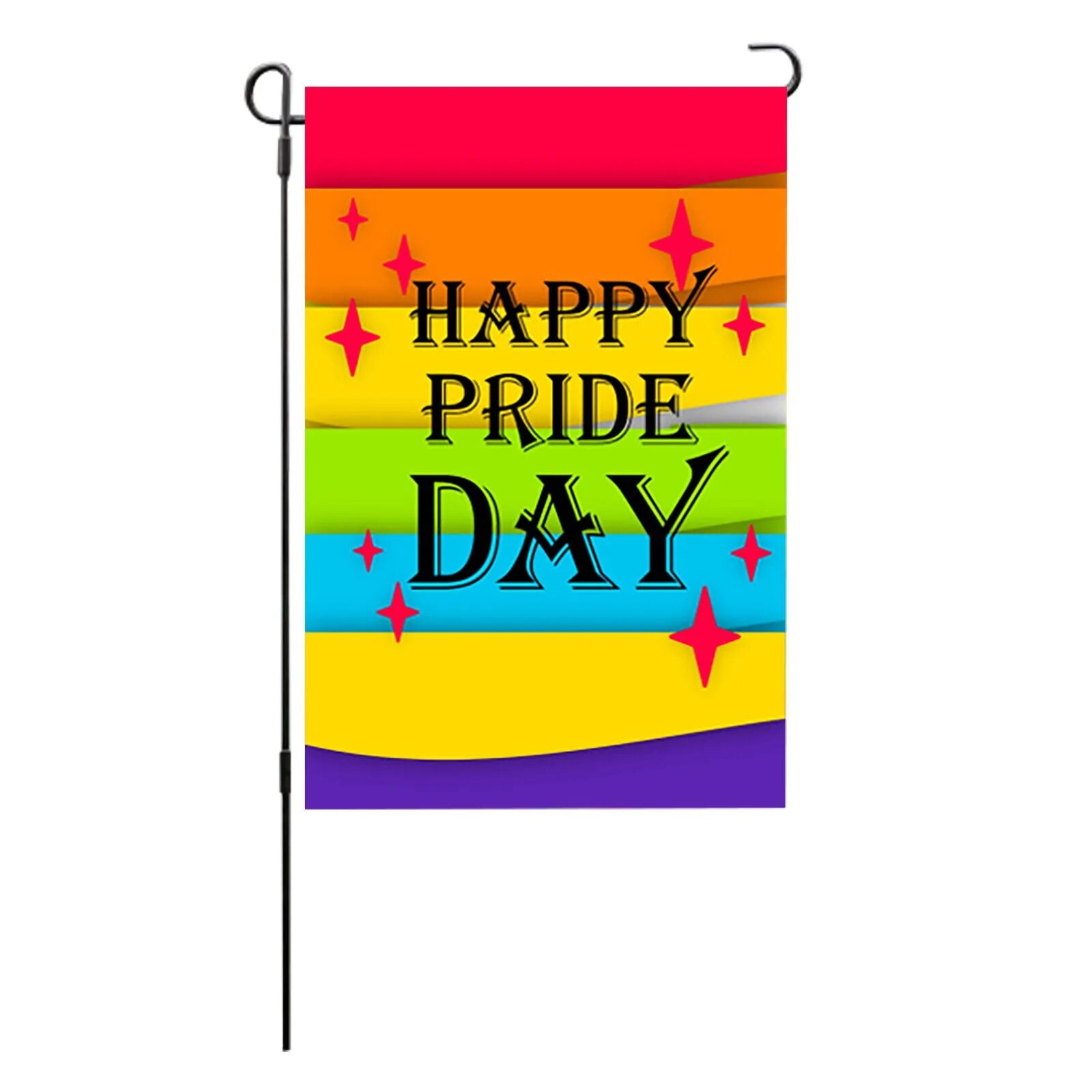 Pride Gard Flag Colorful Lgbt Yard Small Flag Lesbian Gay Transgder