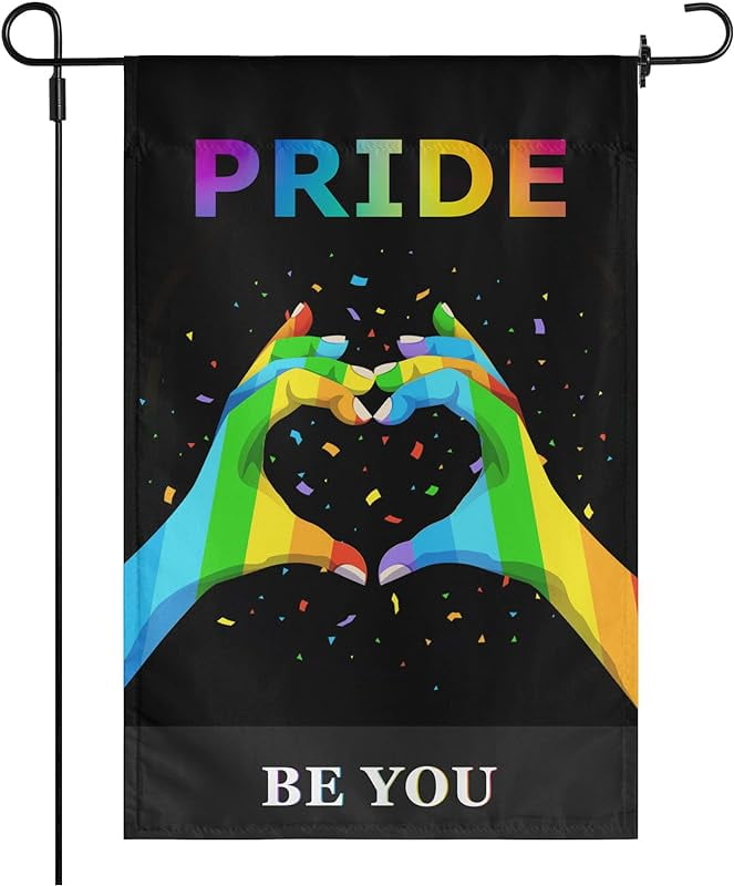 Pride Garden Flags Double Sided Gay Lesbian LGBTQ Pride Progress Flag