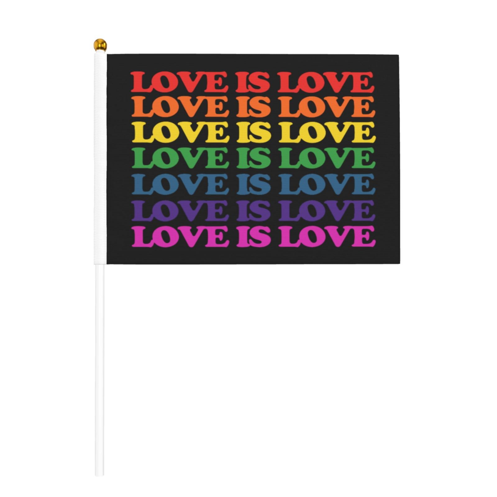 Pride Month Lgbtq Gay Pride Ally Handheld Flag Yard Outdoor Holiday