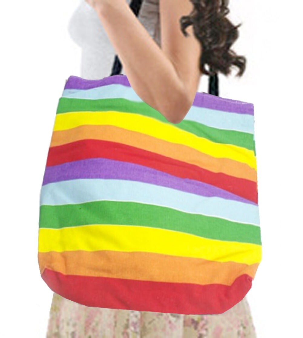 Pride Shack Gay Lesbian Pride Merchandise Full Rainbow Pride Tote