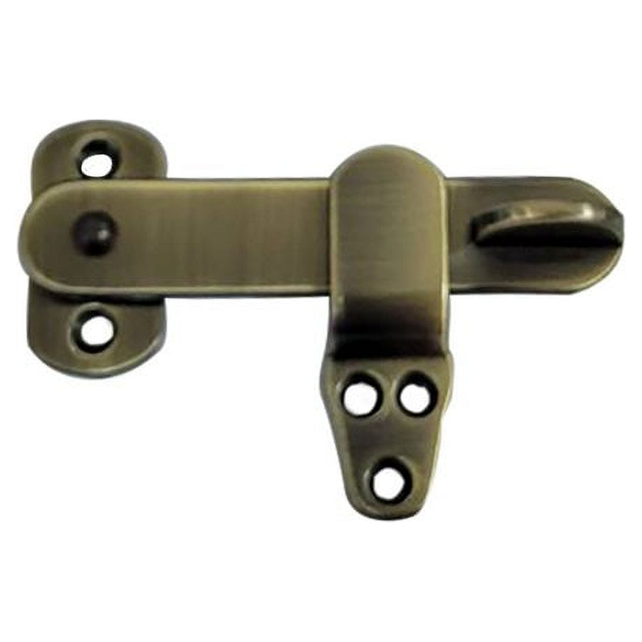 QCAA Solid Cast Brass Barn Door Latch For Sliding Cabinet Shed Door 4