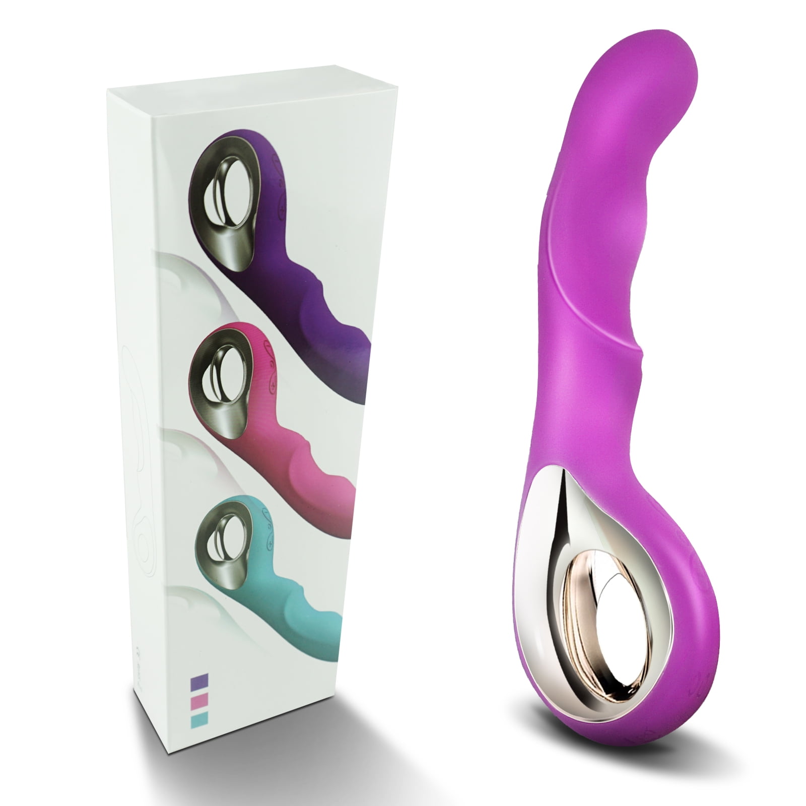 Qvox G Spot Vibrator Dildo With Vibartion Modes Soft Silicone