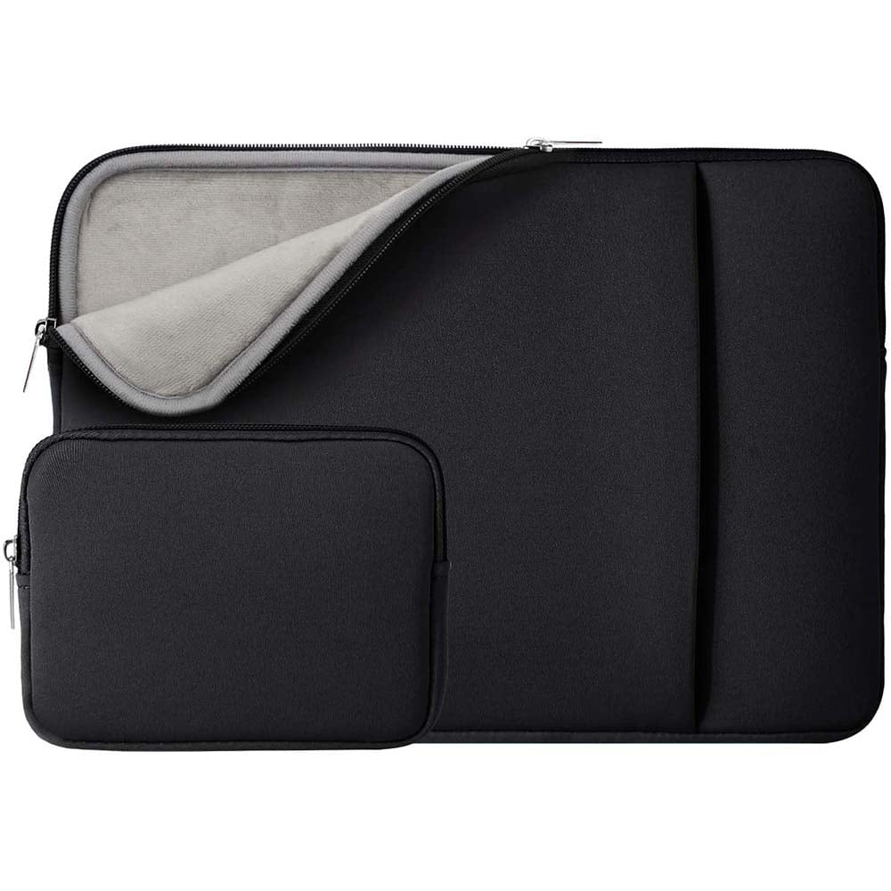 RAINYEAR 15 6 Inch Laptop Sleeve Case Soft Fluffy Lining Cover Carrying