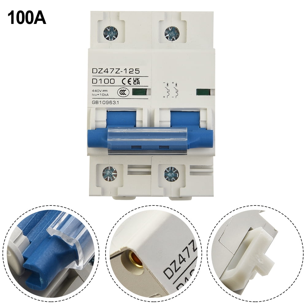 Ranmei Dc Circuit Breaker V Pole Dual Mcb Type C Solar Circuit