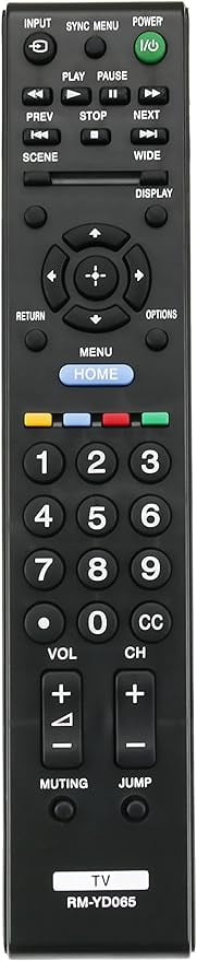 Rm Yd Replacement Remote Control Compatible With Sony Tv Kdl Bx