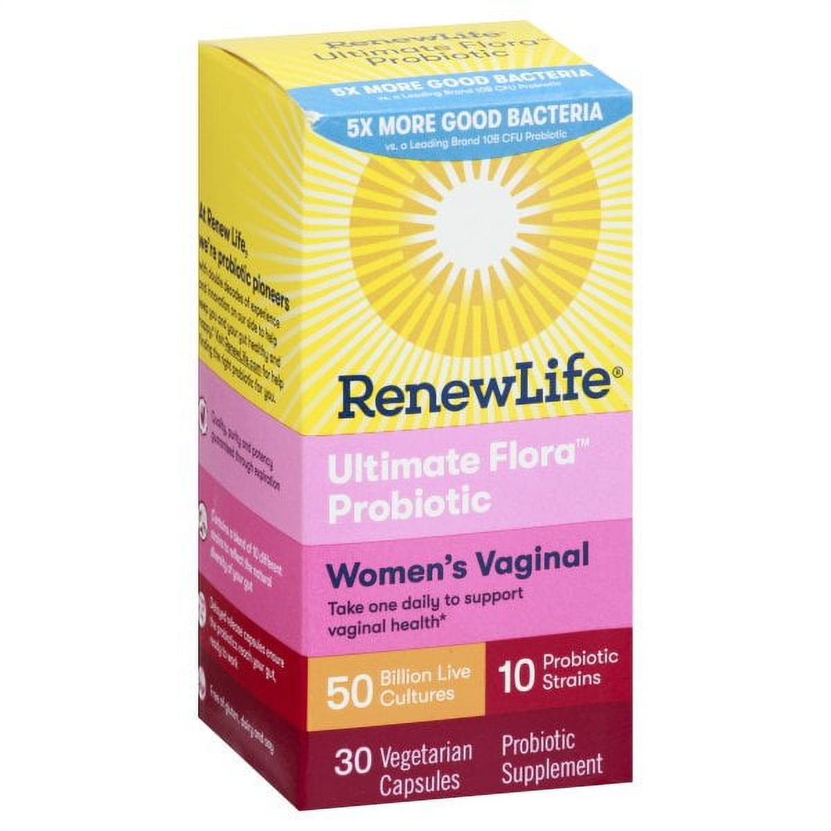 Renew Life Ultimate Flora Women S Vaginal Probiotic Vegetarian