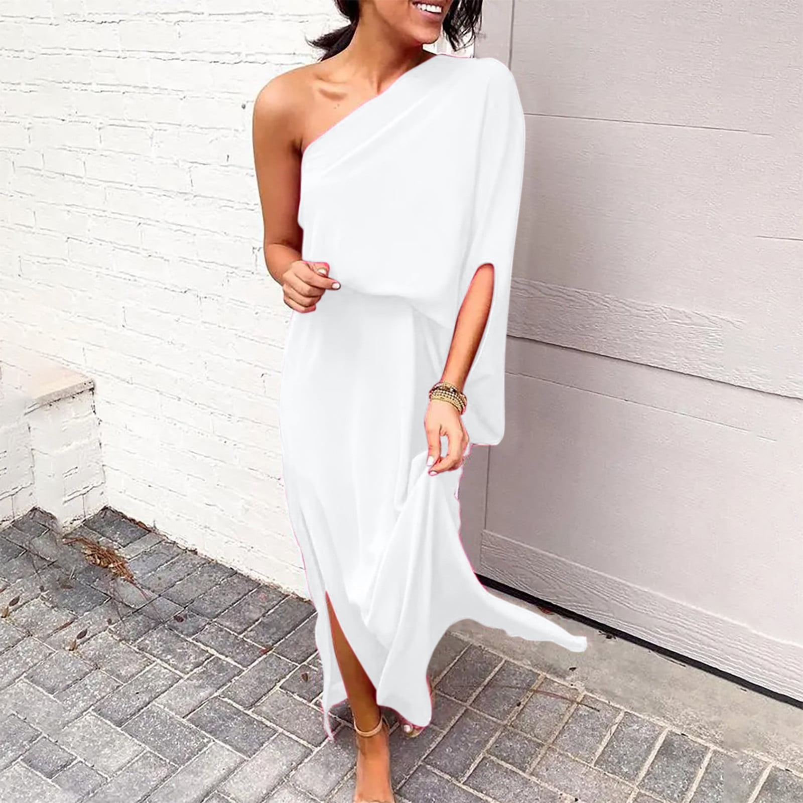 export outlet SELONE One Shoulder Dresses for Women Formal Summer