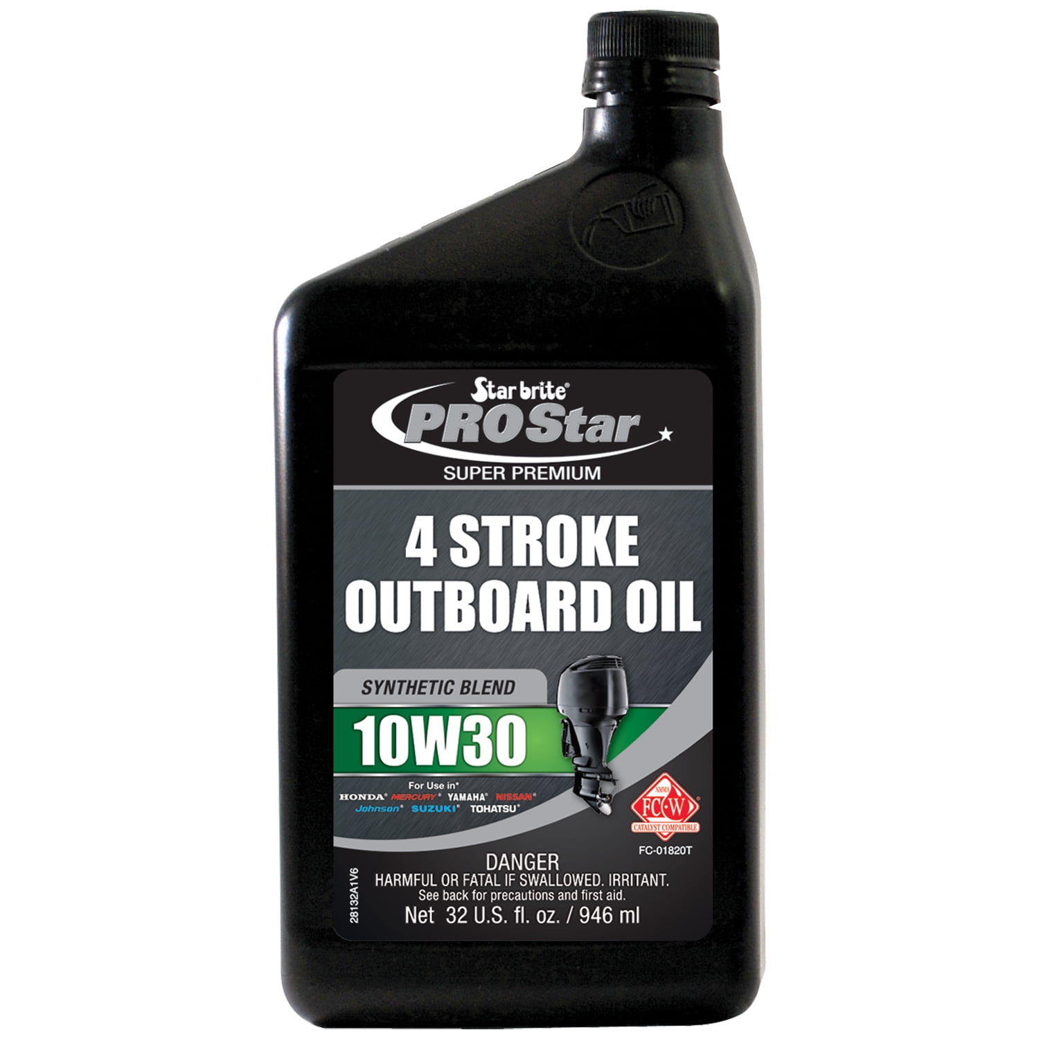 STAR BRITE Super Premium 4 Stroke Marine Oil 10W 30 Synthetic Blend