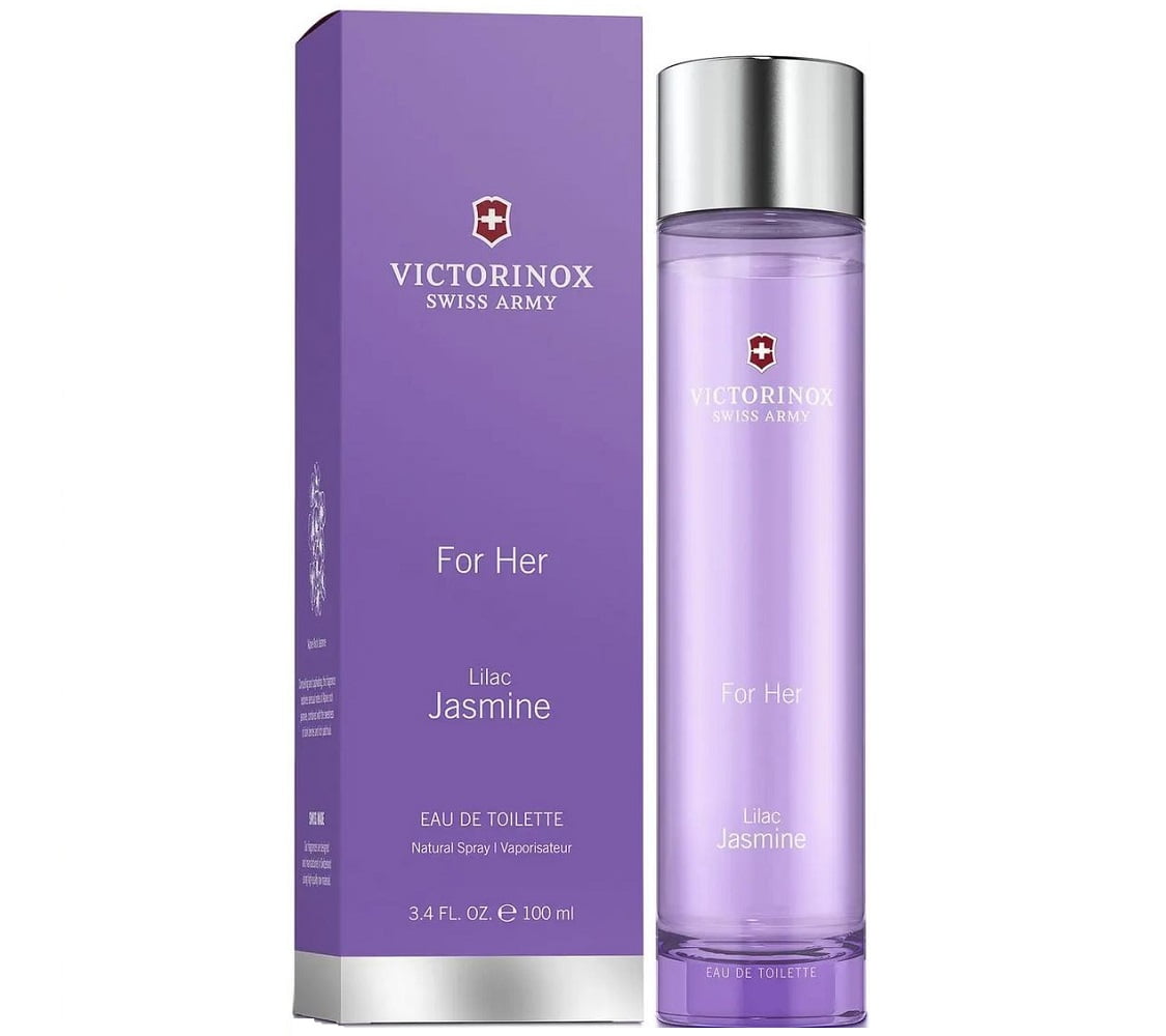 SWISS ARMY FOR HER LILAC JASMINE Victorinox 3 4 Oz 100 Ml EDT Women