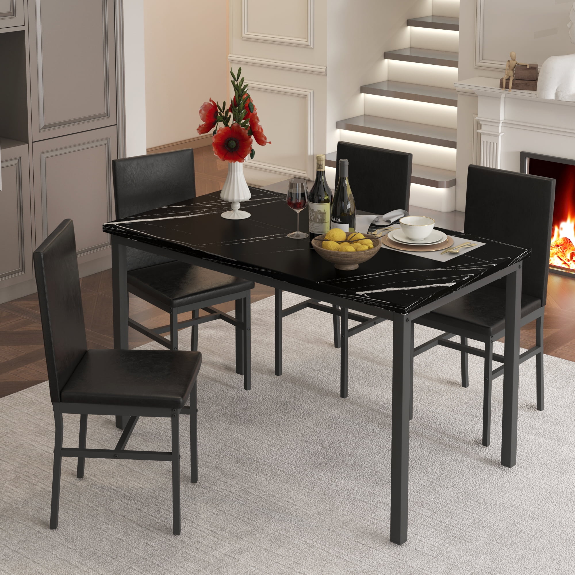 Syngar Piece Dining Table Set Kitchen Dining Table And Chairs Set