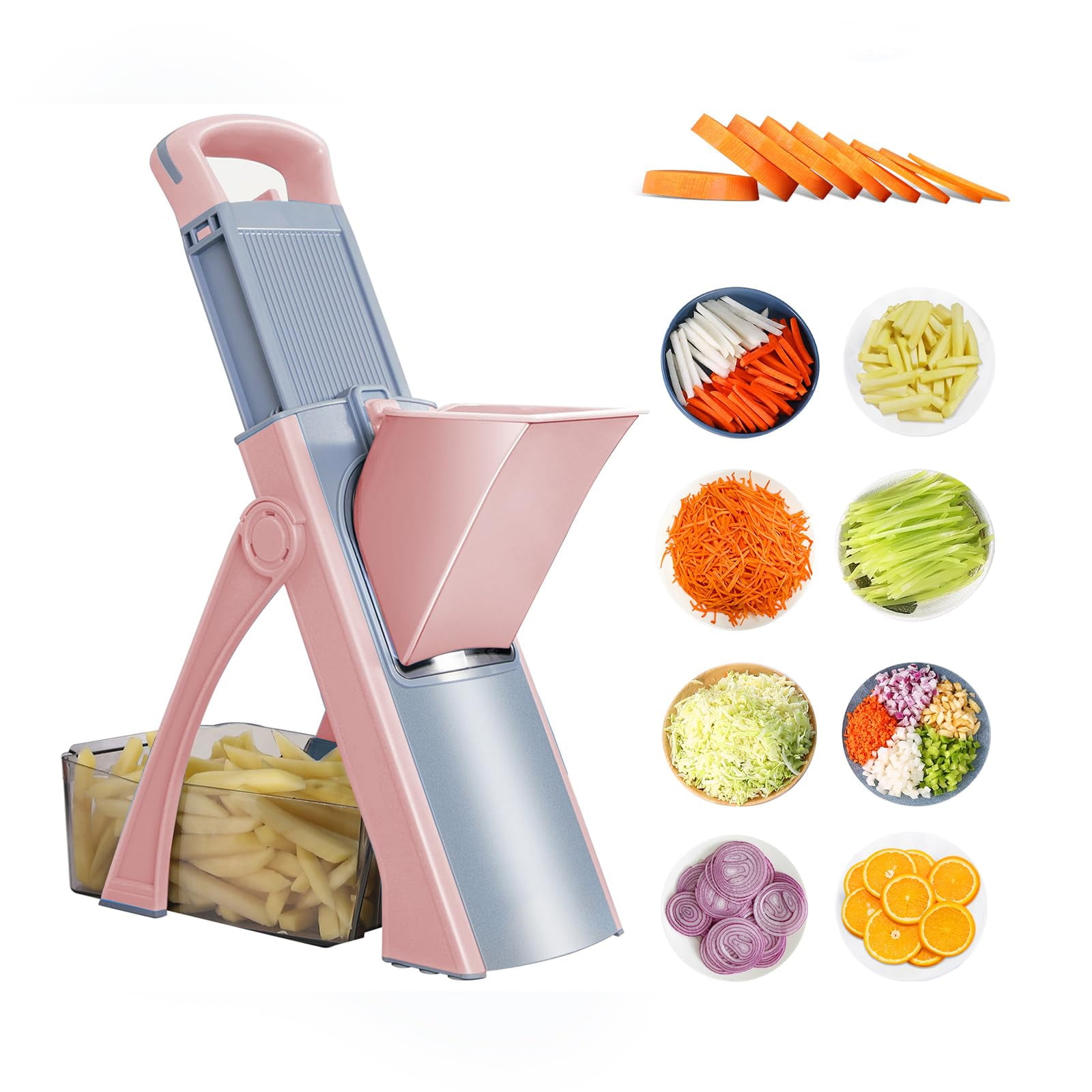 Safe Mandoline Food Slicer For Kitchen Multifunctional Potato Slicer