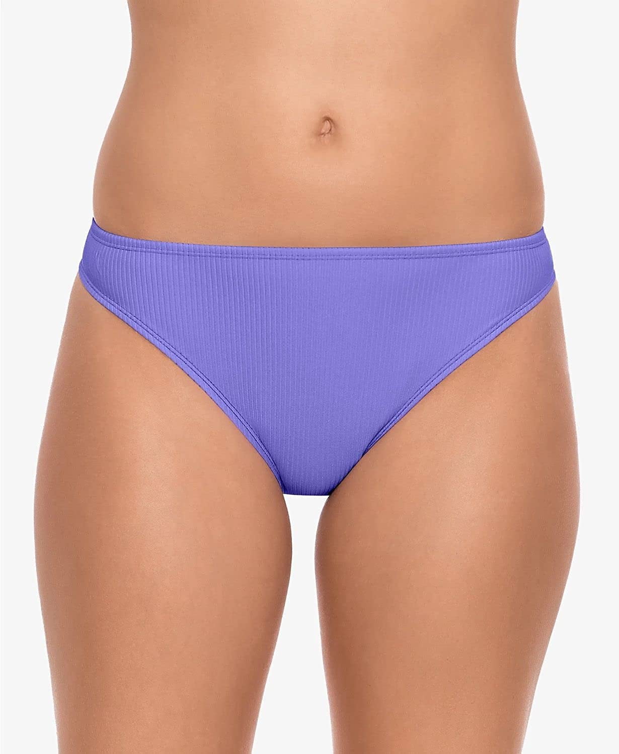 Salt Cove Swimwear Bikini Large Junior Preppy Rib Hipster Purple