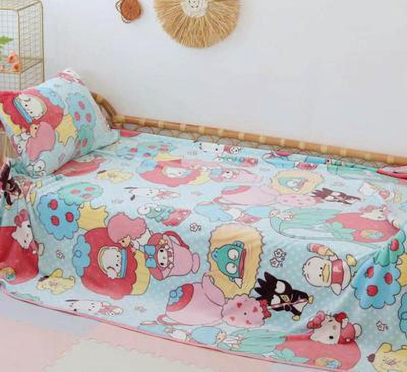 Sanrio Cinnamoroll Plush Blanket Kuromi My Melody Kirby Kawaii Cartoon