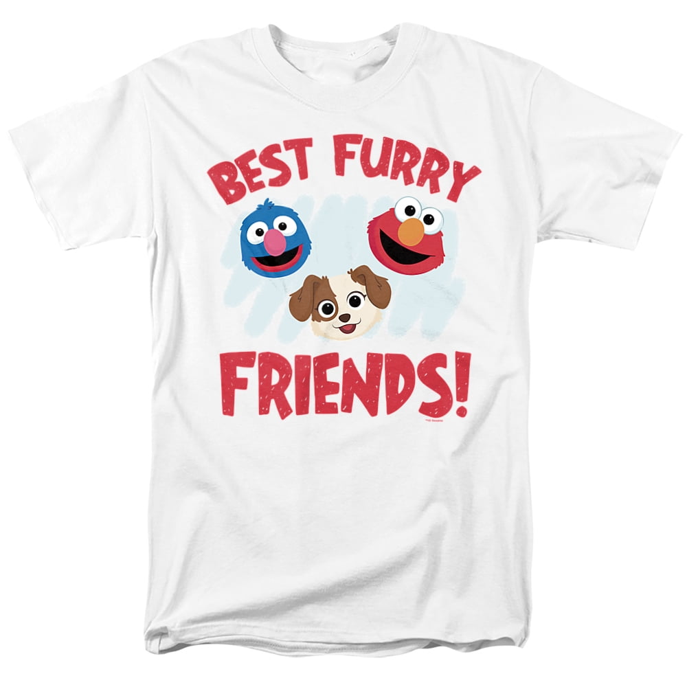 Sesame Street Furry Friends Forever Best Furry Friends Unisex Adult T