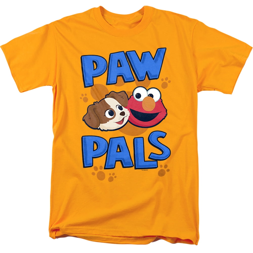 Sesame Street Furry Friends Forever Paw Pals Unisex Adult T Shirt