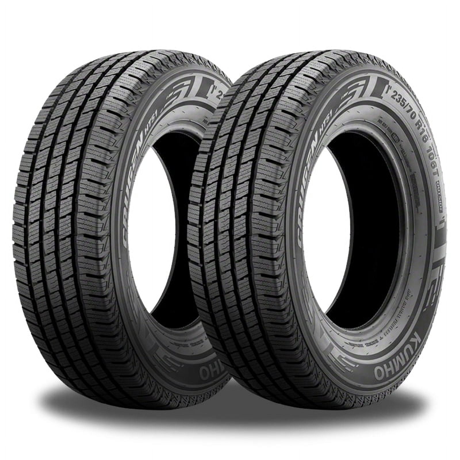 Set Of 4 Kumho Crugen HT51 235 60R17 102T All Season Tires 70000