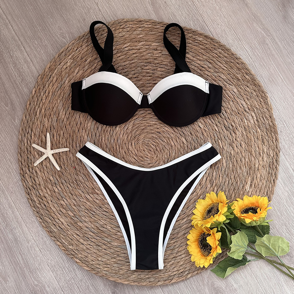 Sexy Solid Micro Bikini Women Swimsuit Female Swimwear Thong Bikinis