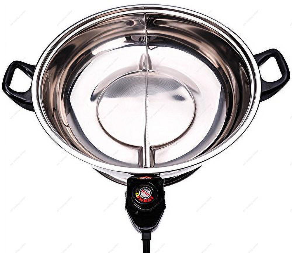 Shabu Shabu Hot Pot Electric Mongolian Hot Pot With Divider Walmart