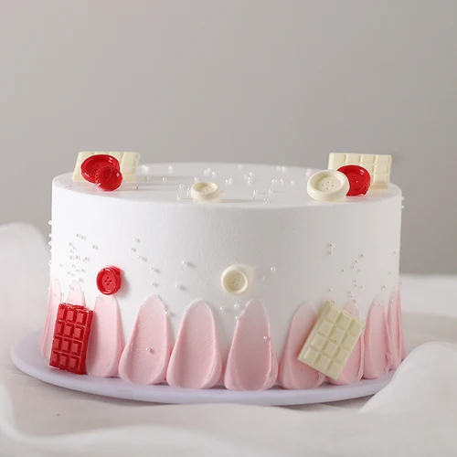 Simulation Cake Model Naked Embryo Birthday Cake Plastic Mold Window Display Sample Cake