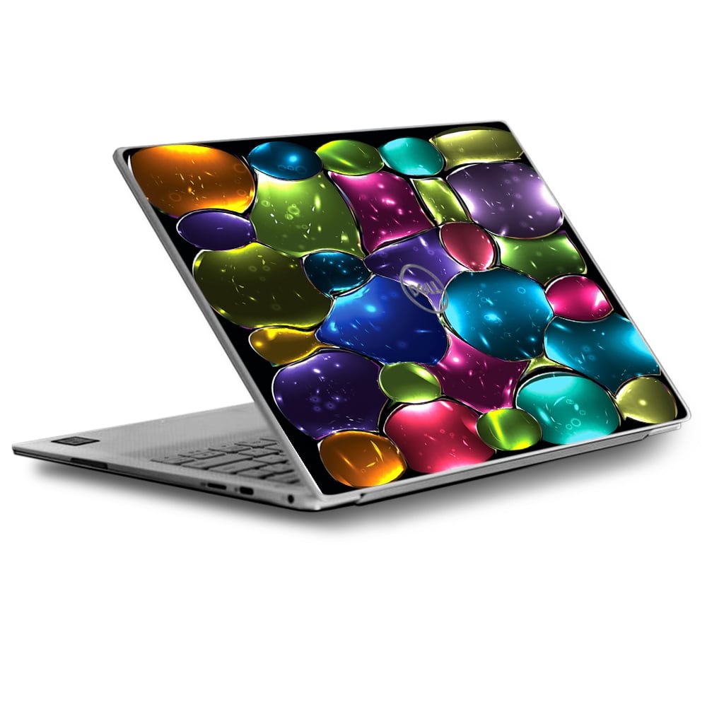 Skins Decals For Dell Xps Laptop Vinyl Wrap Stained Glass Bubbles