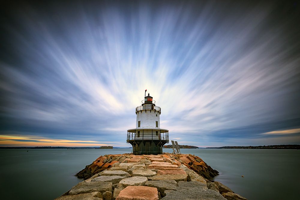 Spring Point Ledge Light Station Poster Print Rick Berk 36 X 24