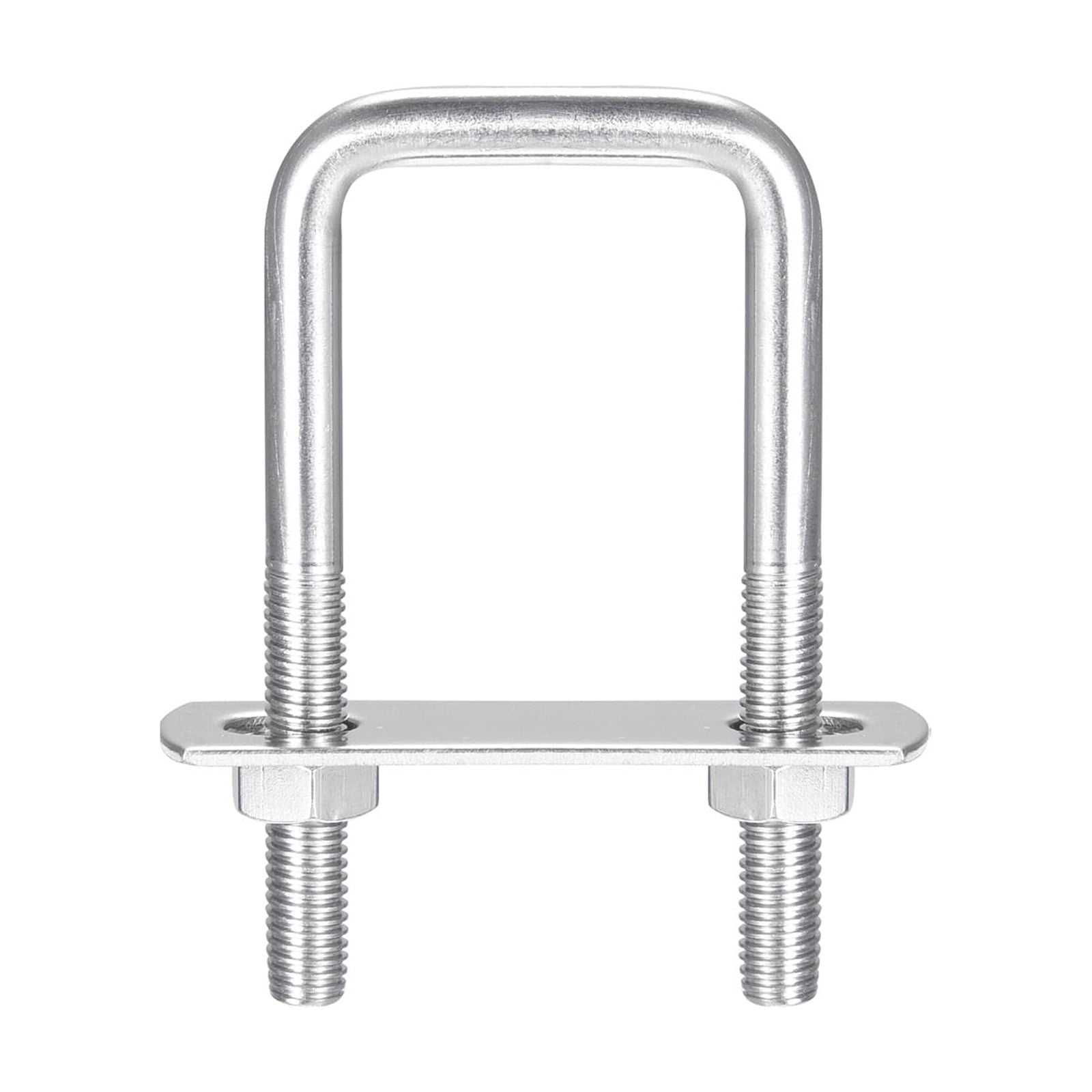 Square U Bolts 2 Sets 37mm Inner Width 85mm Length M8 304 Stainless