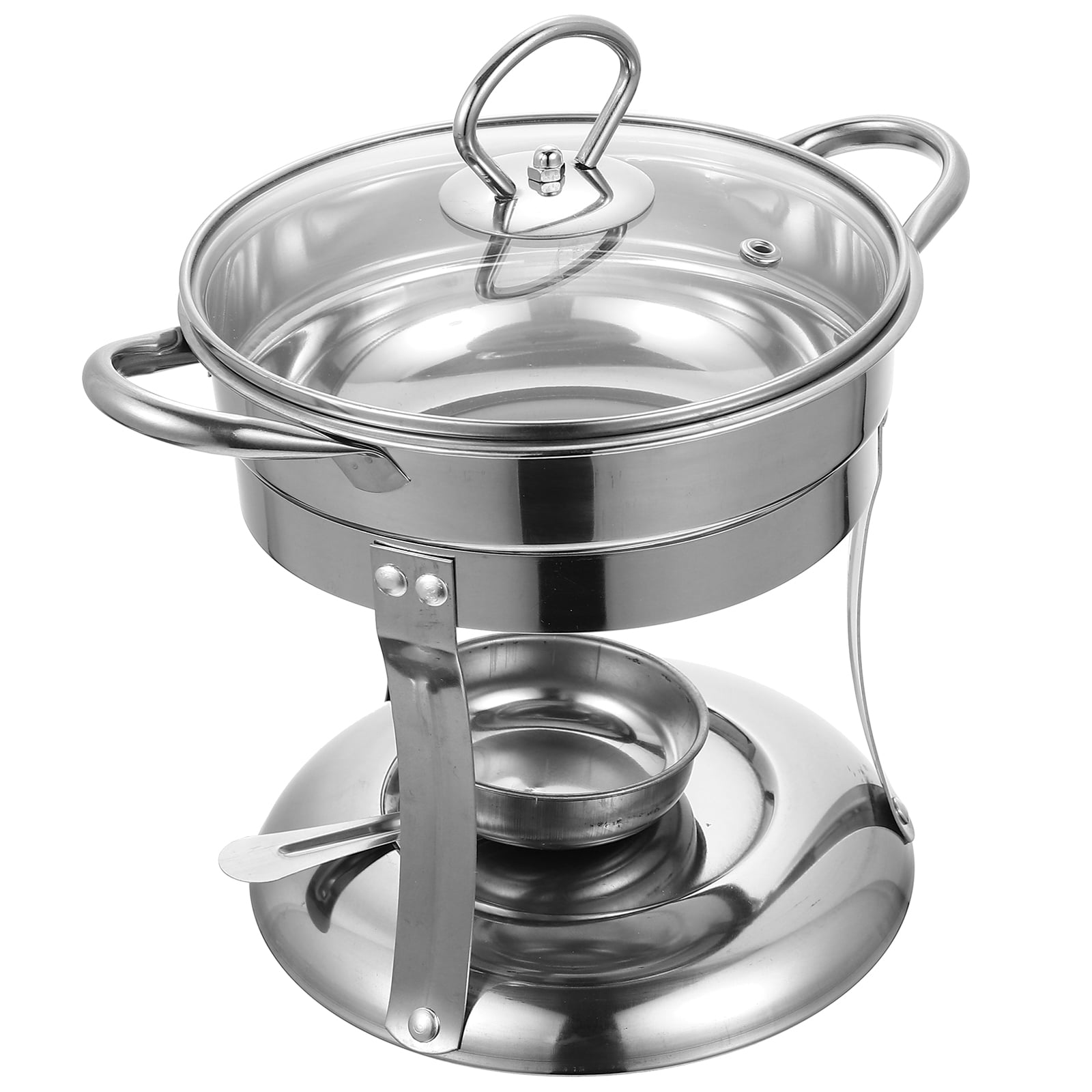 Stainless Steel Stove Hotpot Chafing Dish Hotpot Portable Cooking Pot