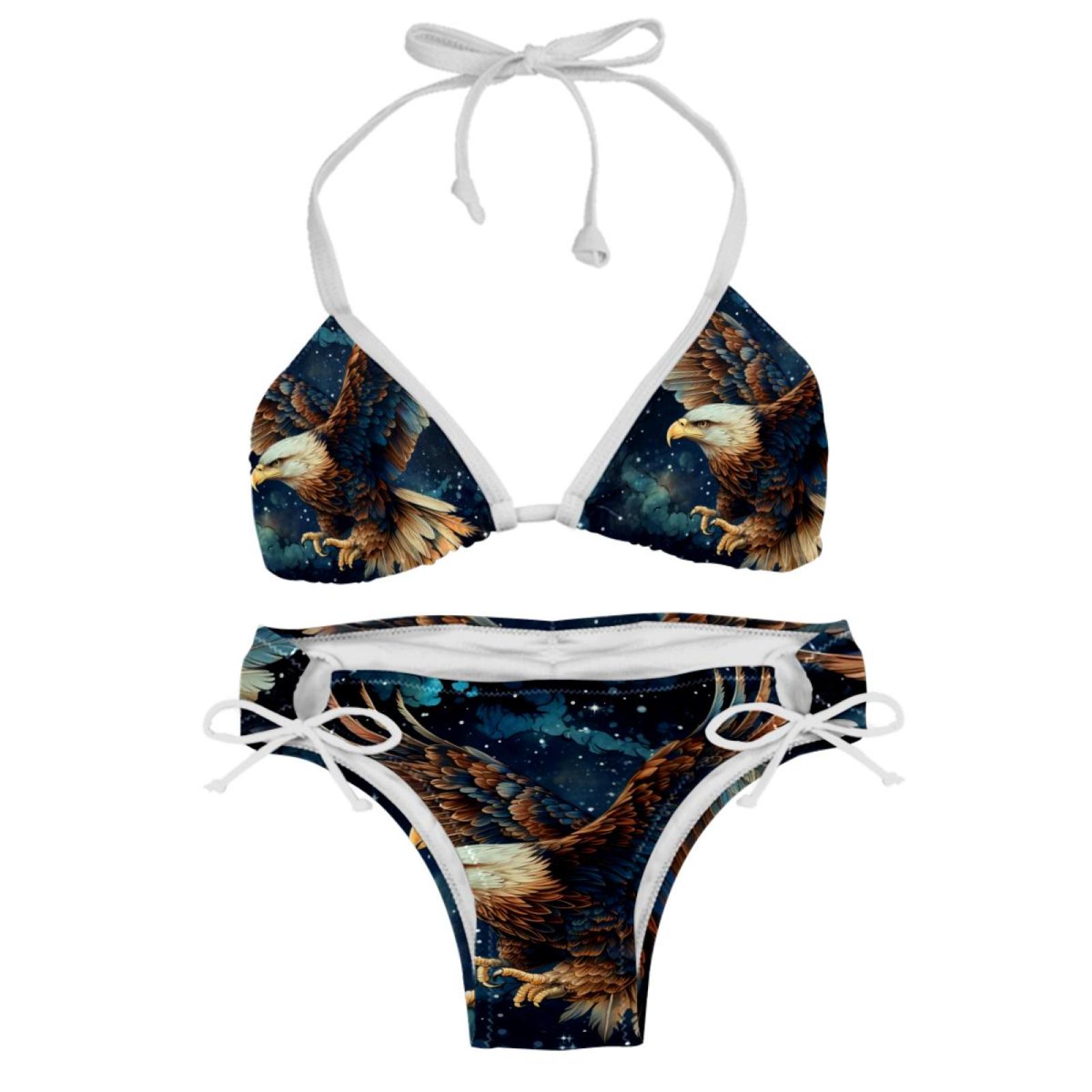 Starry Bird Detachable Sponge Adjustable Strap Bikini Set Two Pack Swim