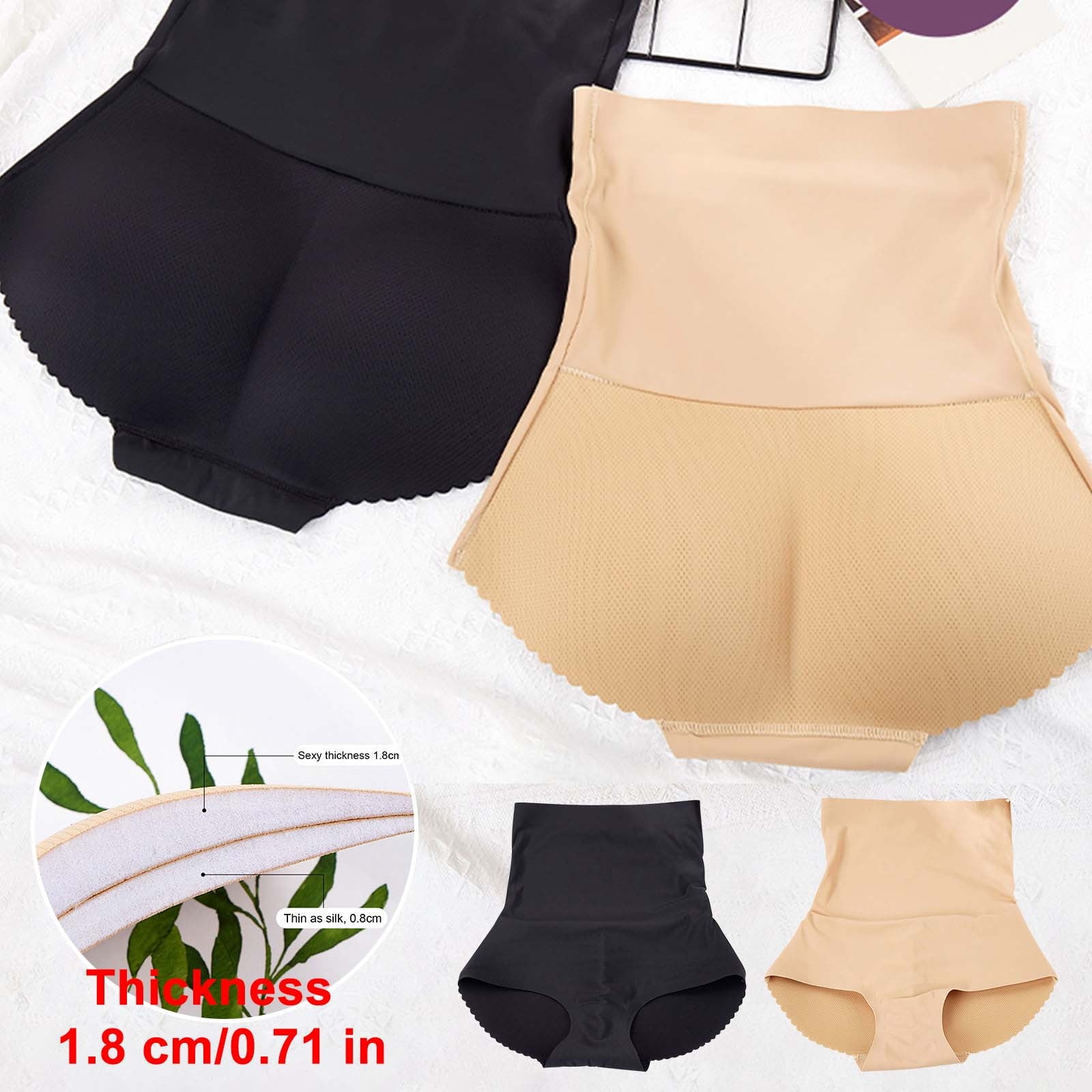 Summer Thin Bra Women Butt Pads Enhancer Panties Padded Hip Underwear