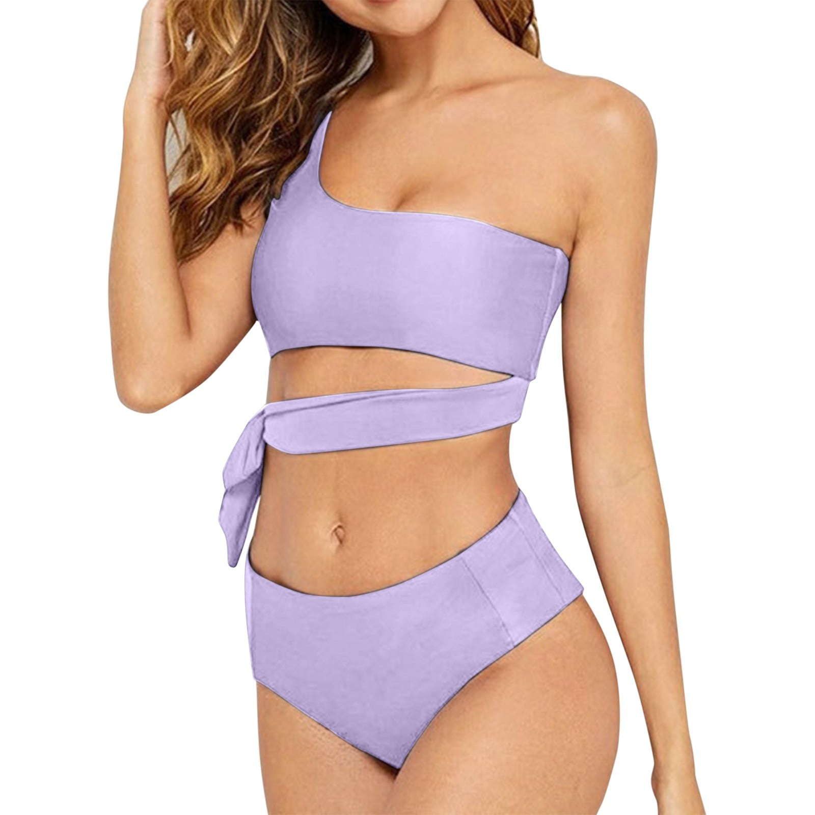 Sunizaiyi Border New European And American Solid Color Bikini Border