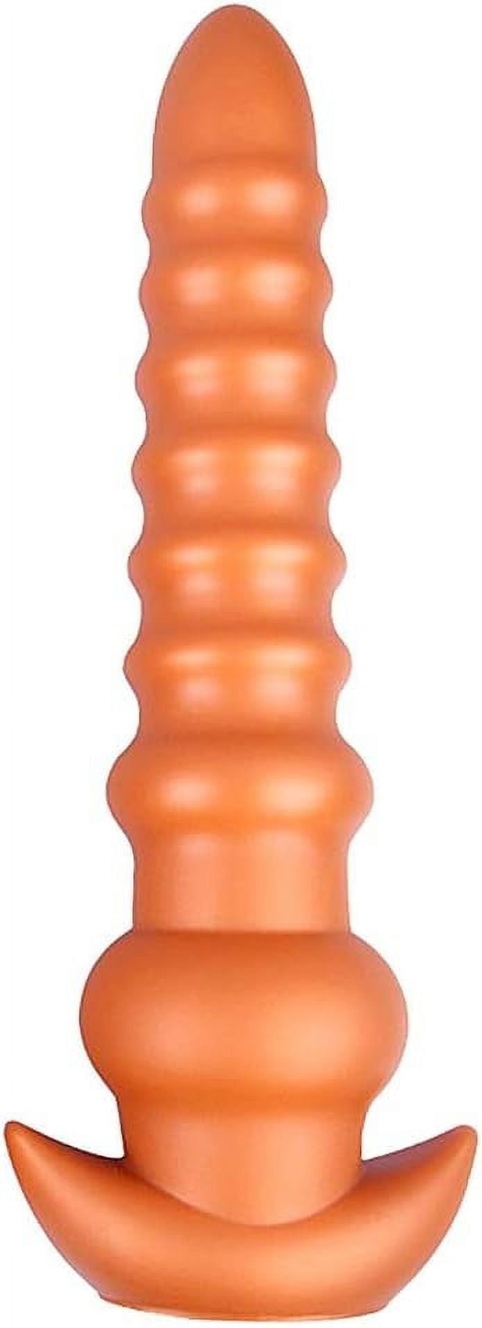 Super Long Anal Beads Liquid Silicone Thread Anal Plugs G Spot Dildo