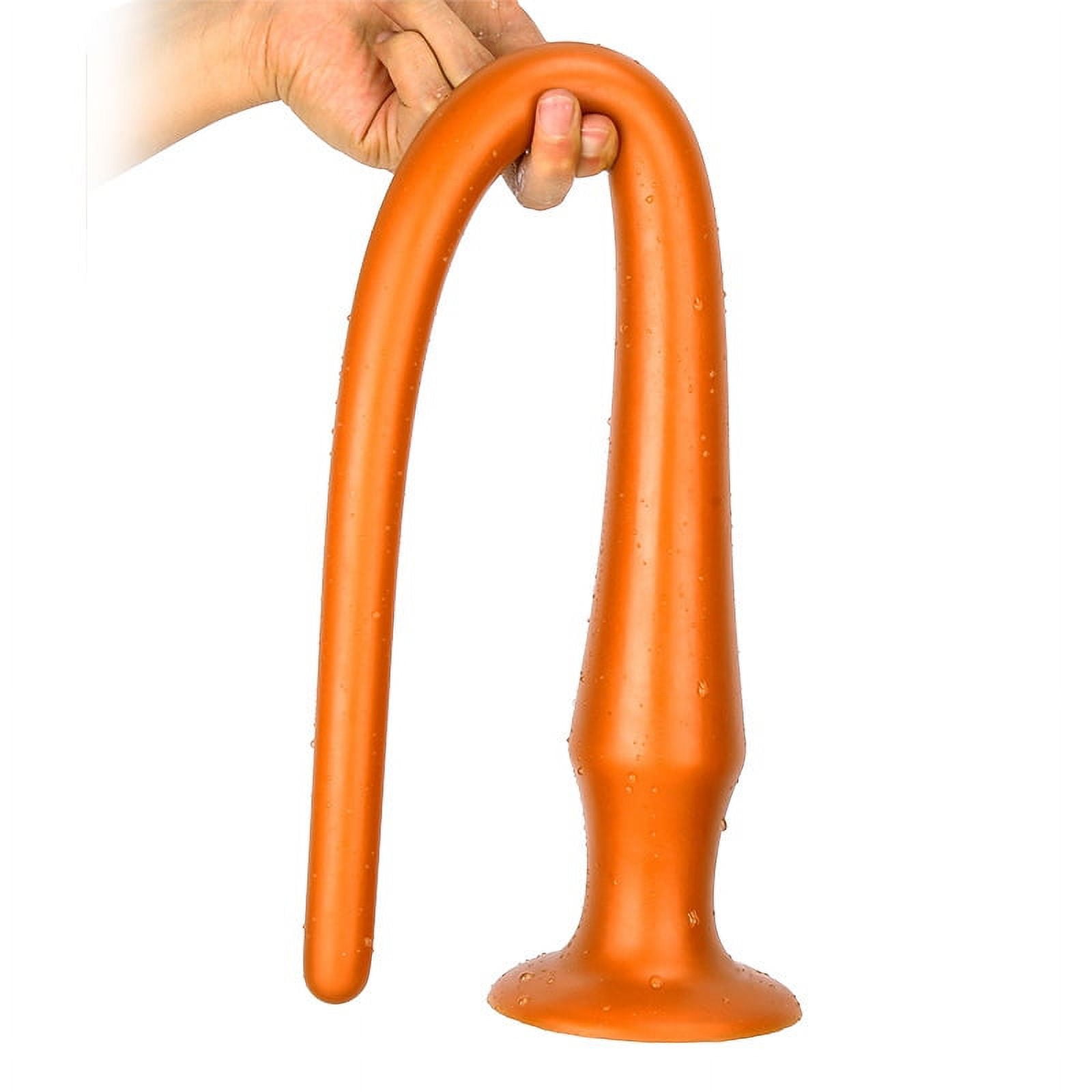 Super Long Anal Plug Dildo Flexible Liquid Silicone Butt Plug Vaginal