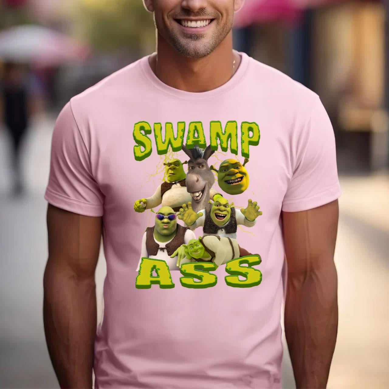 Swamp Ass Shrek T Shirt Shrek Funny Shirt Shrek Bootleg Fiona And