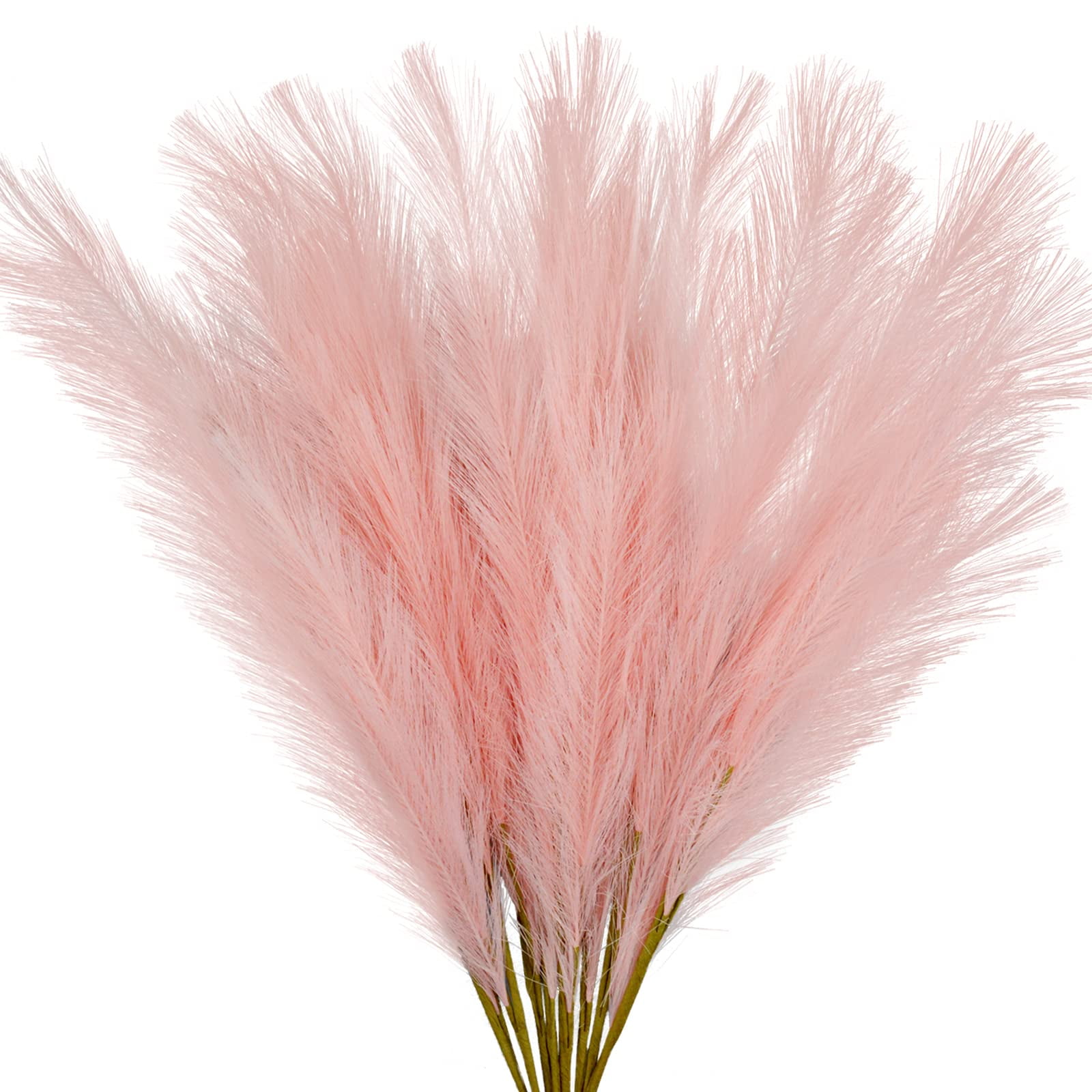 Tetou Pcs Faux Pampas Grass Ft Tall Floral Large Artificial