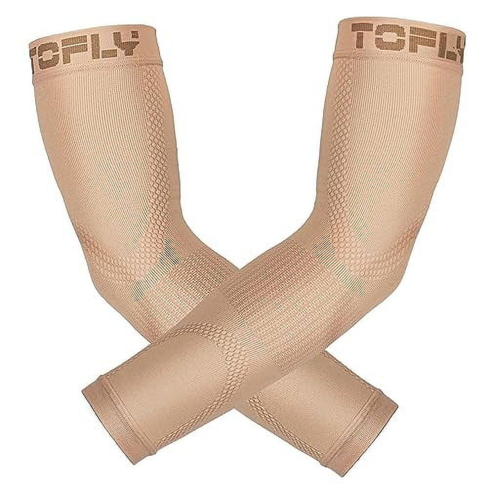 TOFLY Compression Arm Sleeves Elbow Braces For Men Women 1 Pair 20