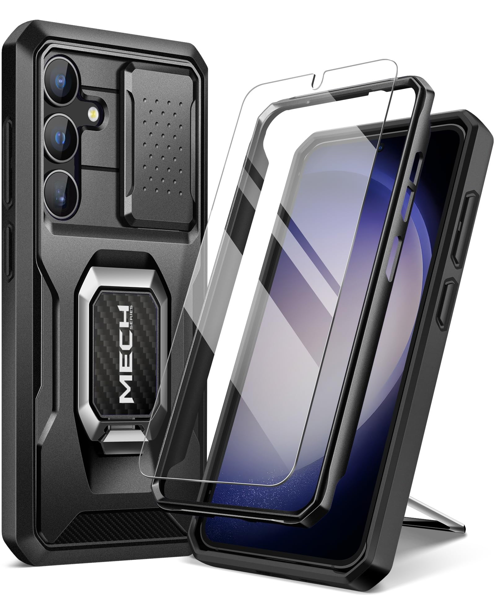 Tongate For Samsung Galaxy S Case Shockproof With Slide Camera Cover