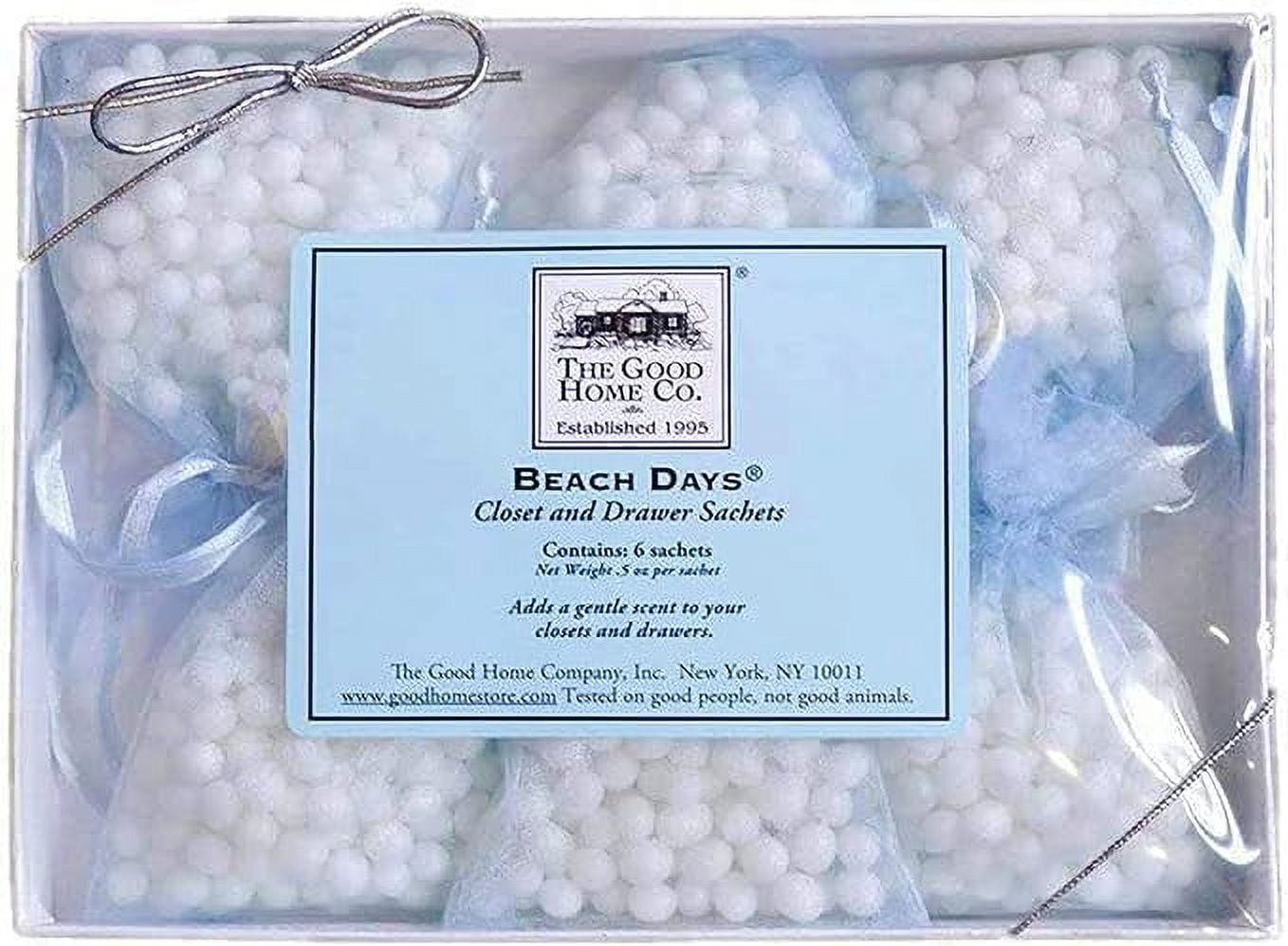 The Good Home Co All Natural Beach Scented Sachets For Drawers And