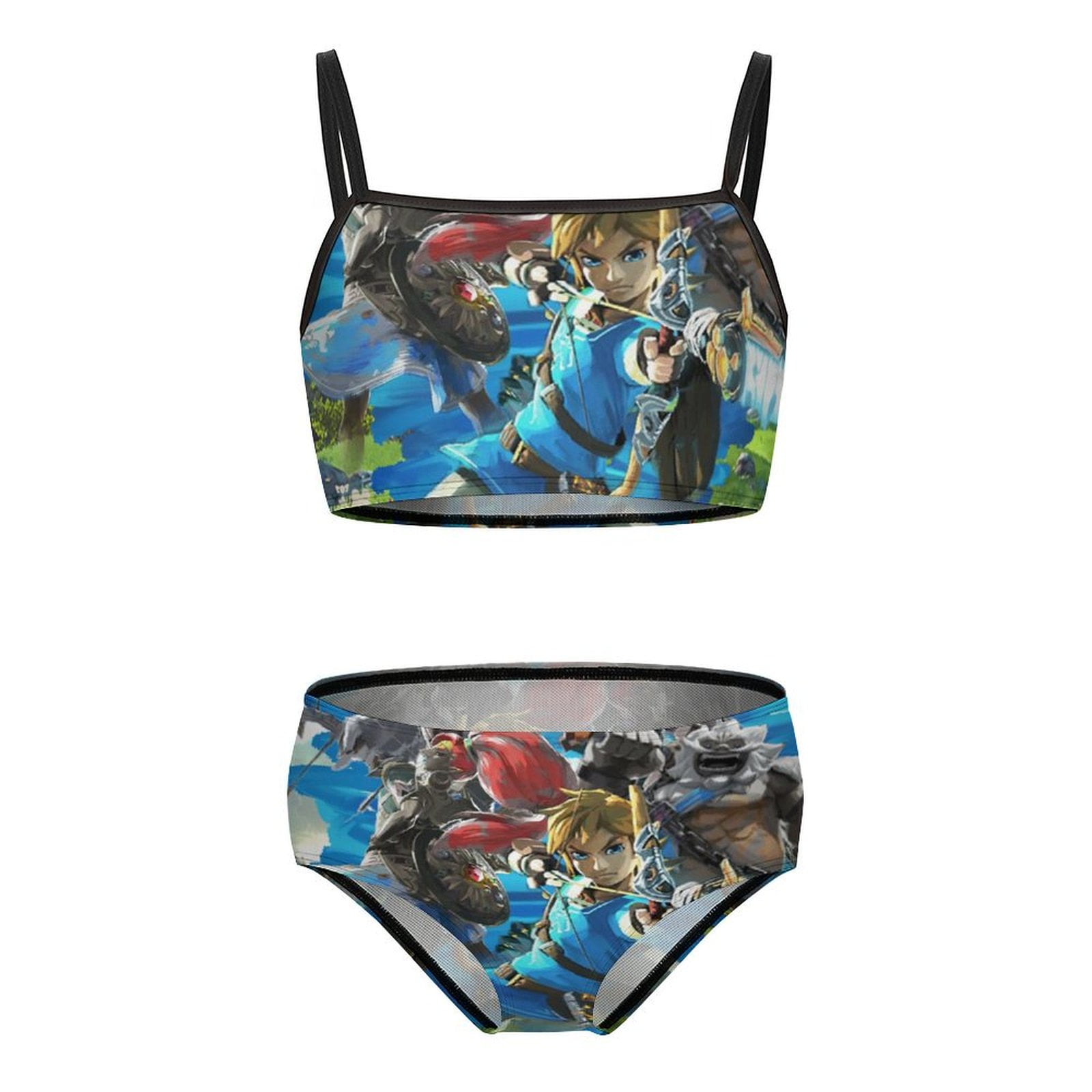 The Legend Of Zelda Girls Bikini Swimsuits Two Piece Beach Bathing Suit Swimwear Y Cm