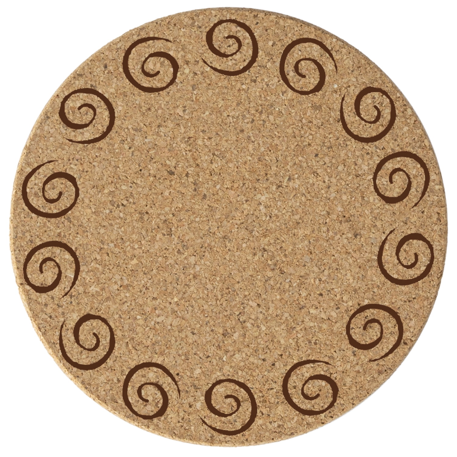 Thirstystone Swirls 8 Pack Thick Cork Coasters Walmart