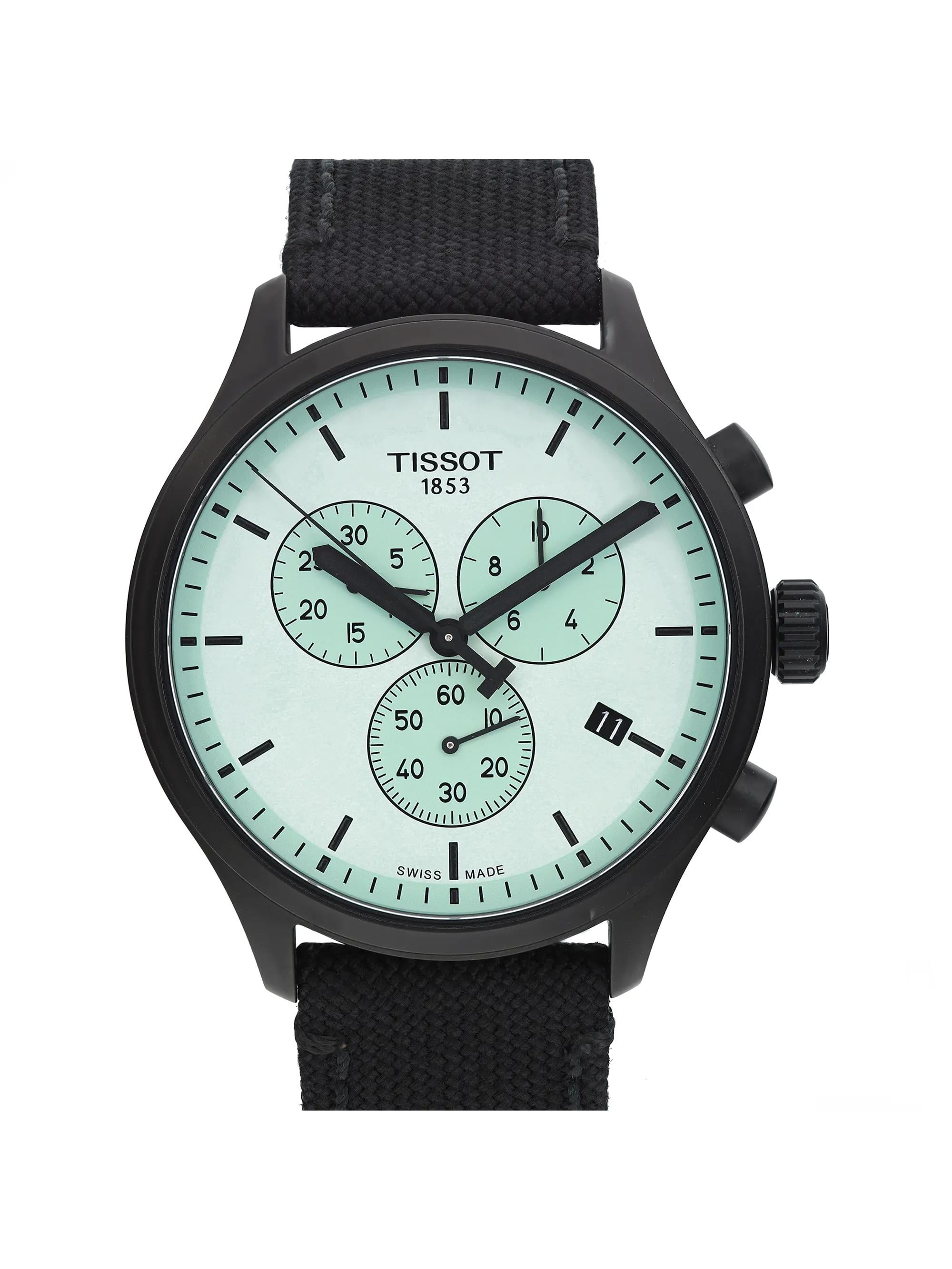 Tissot Chrono XL PVD Steel Green Dial Men Quartz Watch T116 617 37 091