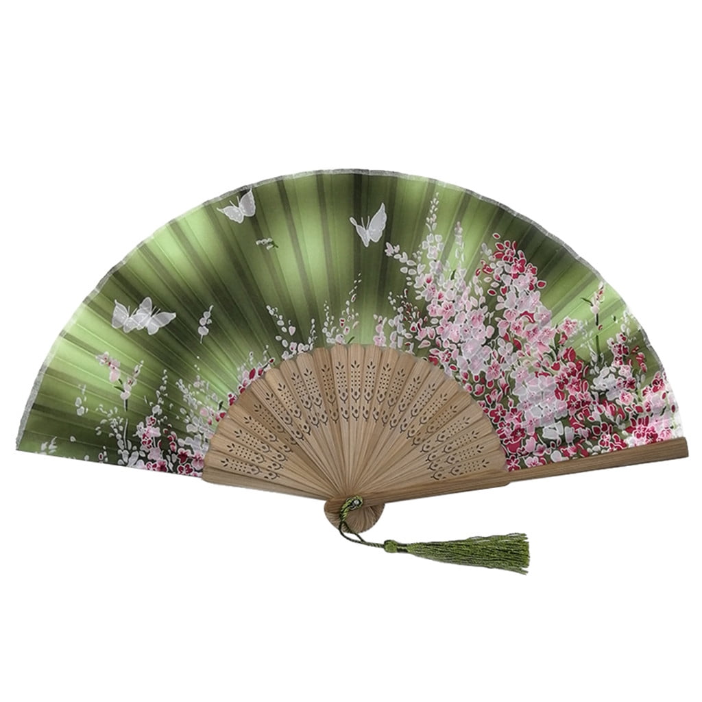 Tool And Decor Folding Fans Handheld Fans Bamboo Fans Women S Hollowed