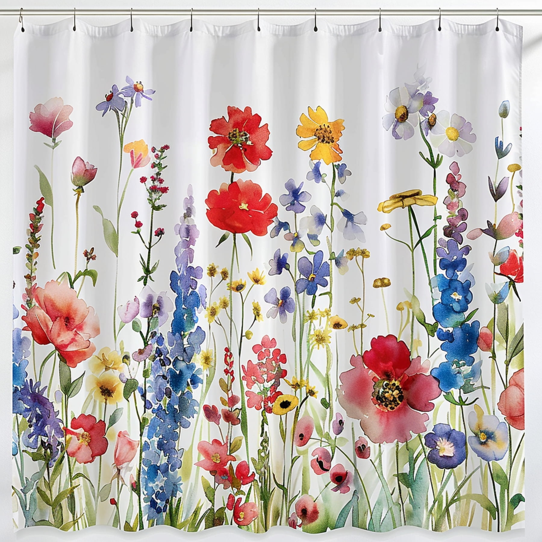 Transform Your Bathroom Into A Blooming Oasis With Our Watercolor