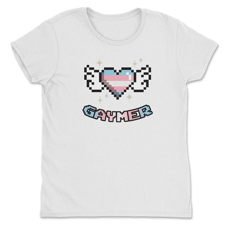 Transgender Pride Shirt Trans Pride Flag Tee Gay Pride Month Gamer Gift Walmart