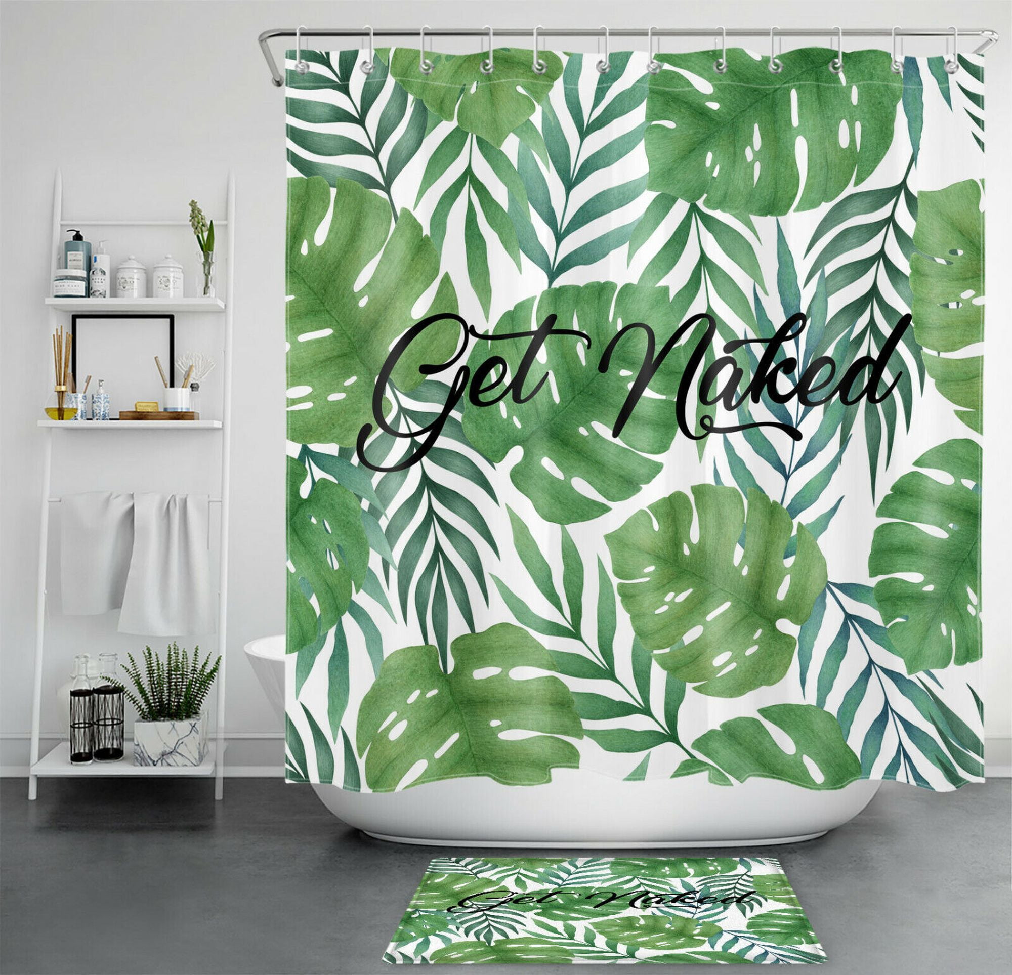 Tropical Paradise Shower Curtain Embrace The Lush Greenery Of Exotic